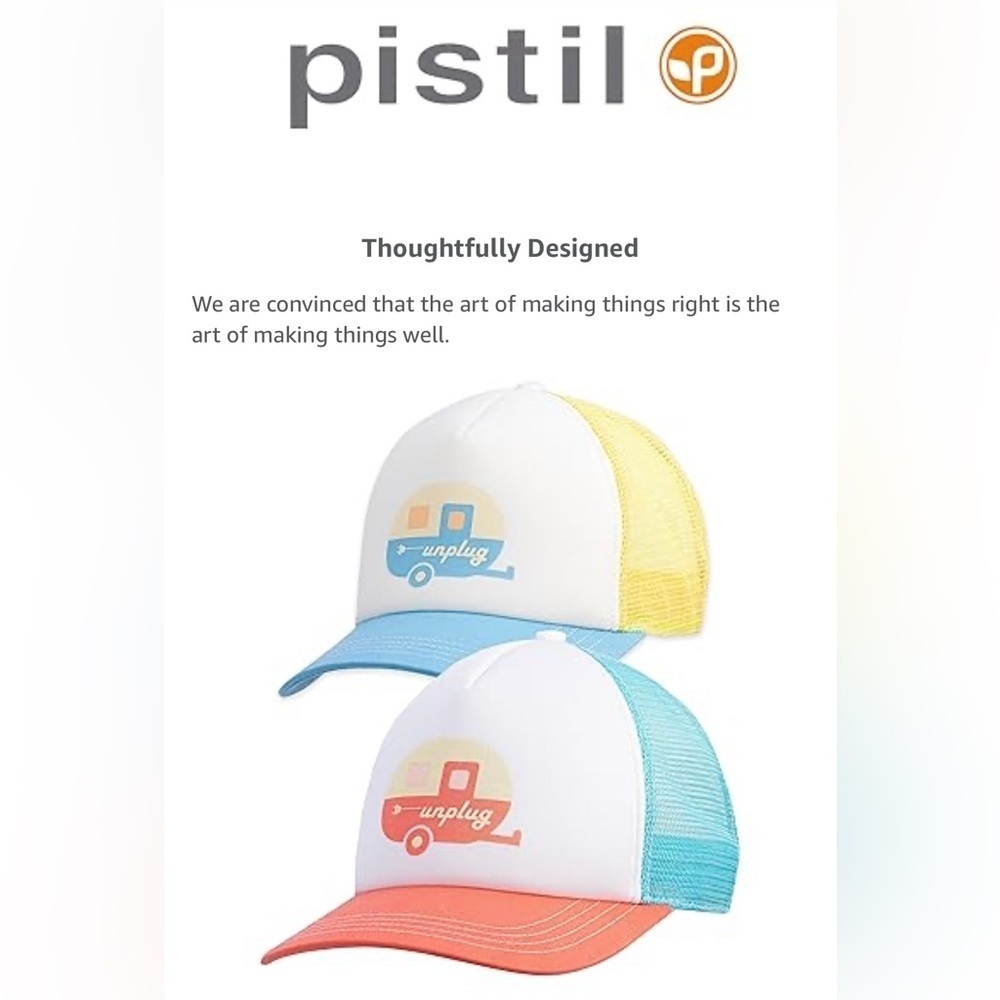 NEW Pistil Roam Trucker Hat. OS. - Picture 9 of 11